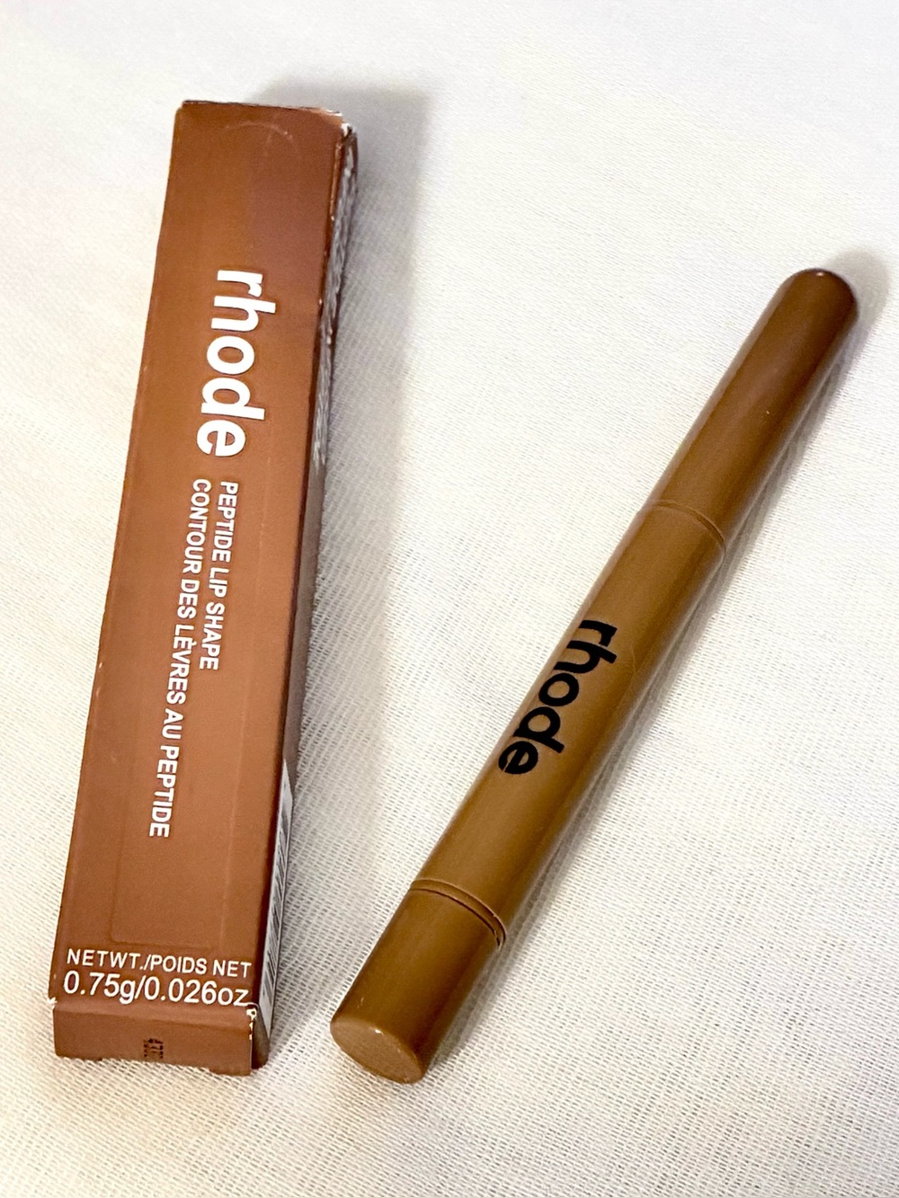RHODE Peptide Lip Shape | PRESS | A Warm Pinky Mauve Contouring Color | .026oz